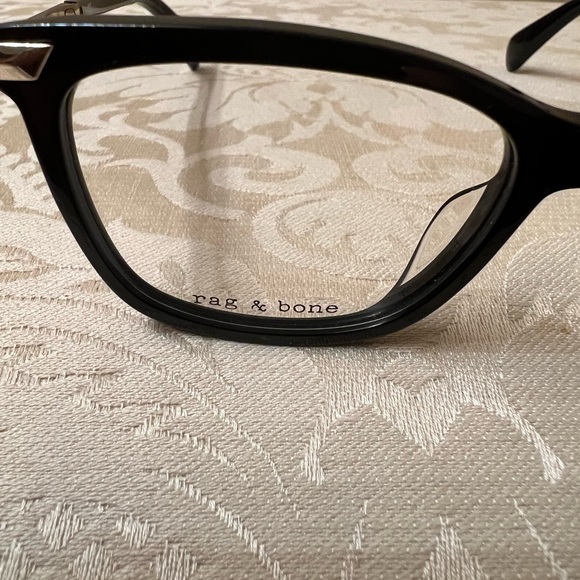 ❣️SOLD ❣️Rag & Bone Black Acetate Cat Eyes Glasses New - Picture 3 of 9